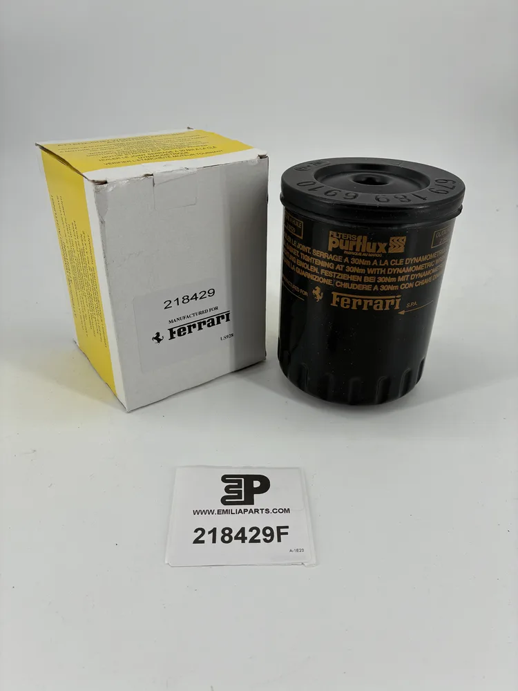 218429 FERRARI FILTRE HUILE * POUR 599 GTB UTILISE AUSSI L ADDITIF REF 232571*
