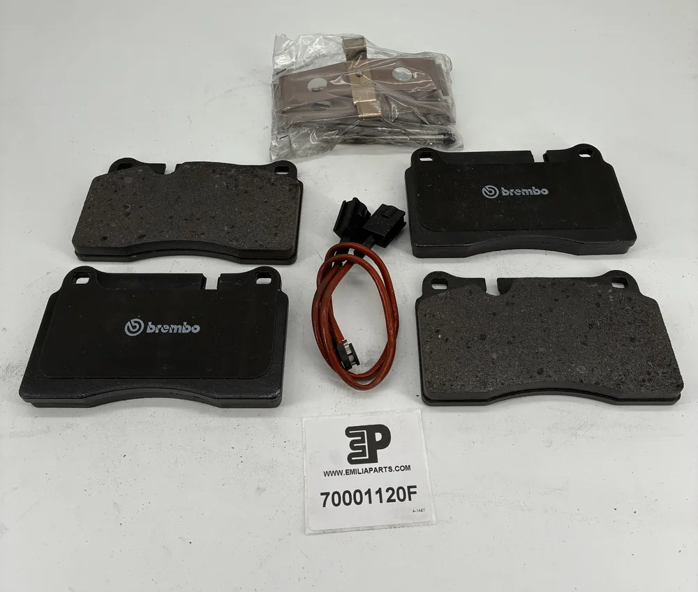 70001120 FERRARI SERIE DE PLAQUETTES ARRIERE AVEC RESSORT - En option - Version CCM 2
